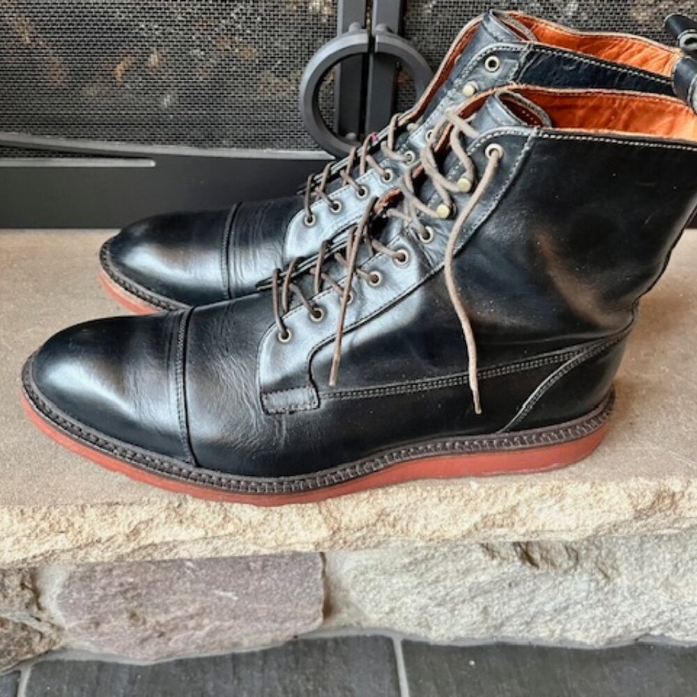 Allen Edmonds Eagle Country Men's Black Leather Boots